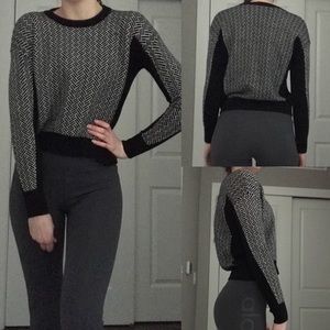Lululemon Merino Wool Black + White Sweater